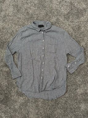 Hatch 100% Cotton Button Down Maternity Shirt